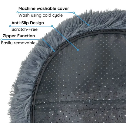 Fluffy Pet Bed™️ World's #1 Anxiety Relieving Cat Bed